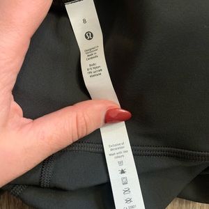 NWT LULULEMON Align 25” HR Size 8 Color Graphite Grey